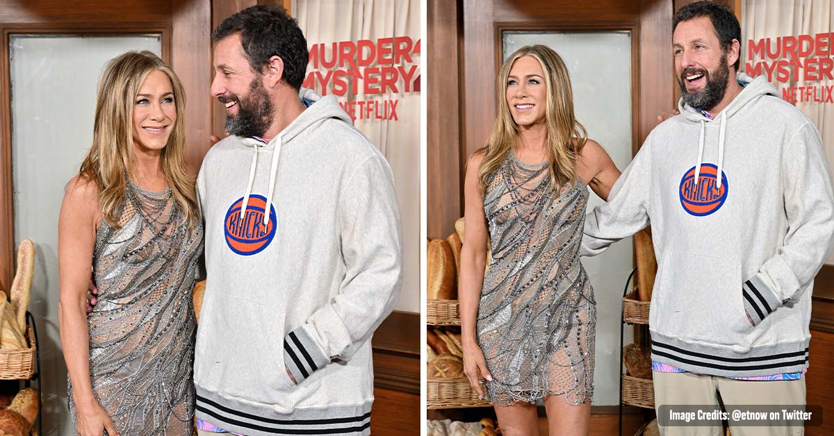 Jennifer Aniston Stuns As She Holds Hands With Not-So-Glam Adam Sandler on the Red Carpet at Murder Mystery 2 Premiere in LA