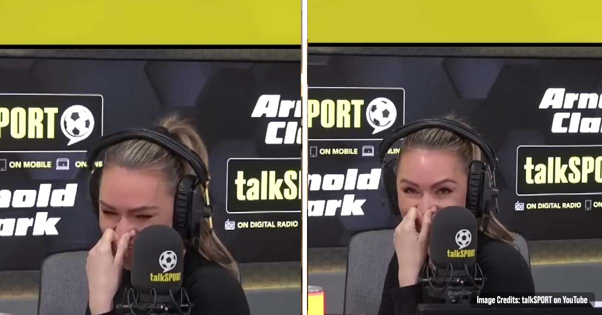 Premiere League Footballer Admits ‘Laura Woods is His Celebrity Crush’ Live On Air