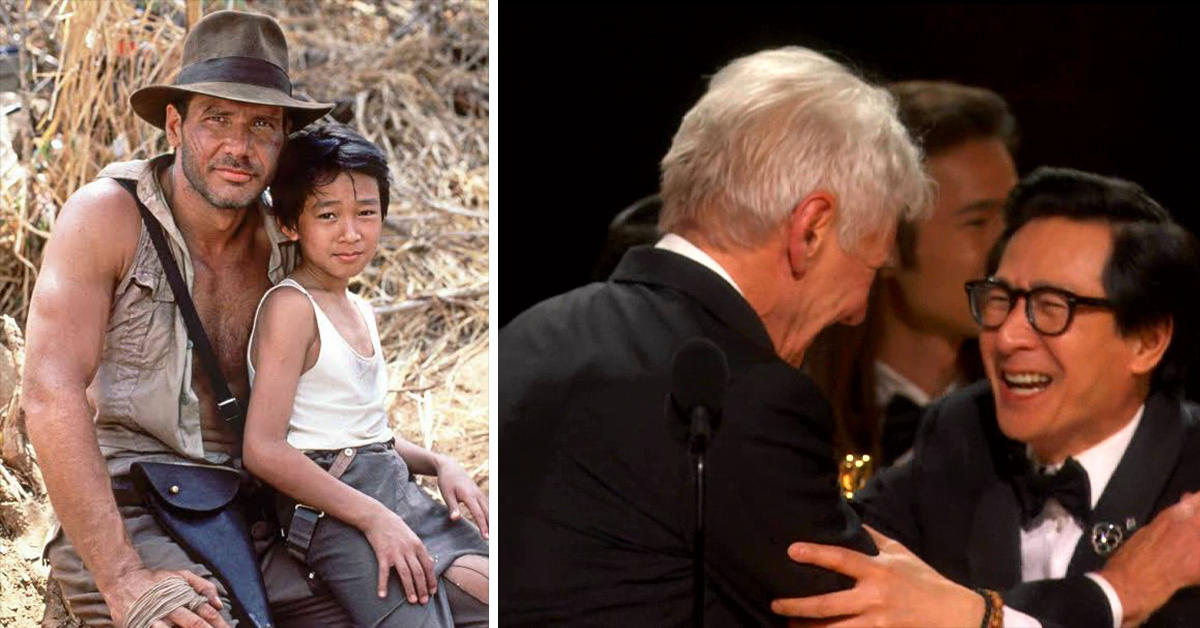 Indiana Jones Stars Harrison Ford and Ke Huy Quan Made Fans Emotional by Sharing a Heartwarming Hug at Oscars