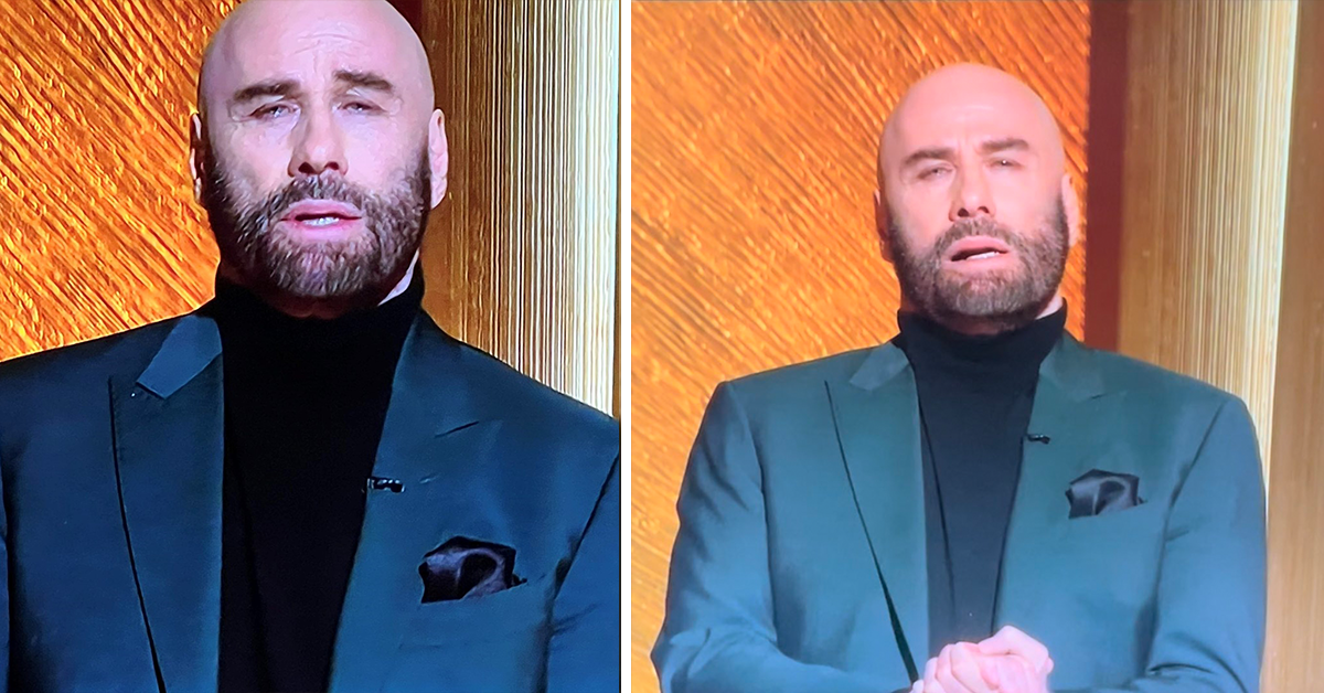 John Travolta Cries During In Memoriam Segment at the Oscars 2023