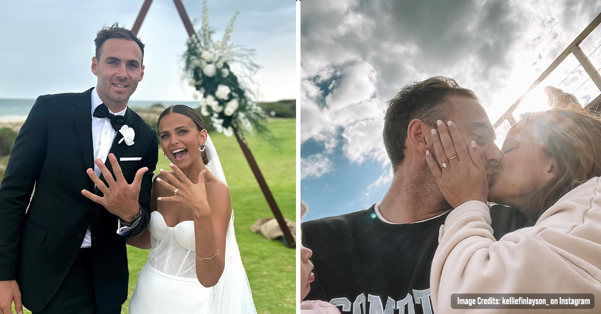 Football Star, Jeremy Finlayson Marries Terminally ill Partner, Kellie Gardner in a Beautiful Ceremony