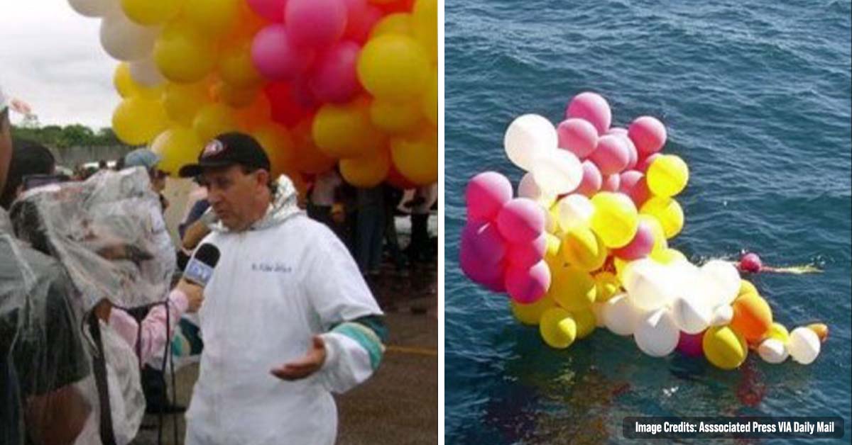 Brazilian Priest Who Tied Himself to 1000 Balloons Was Found Dead in the Ocean Months Later