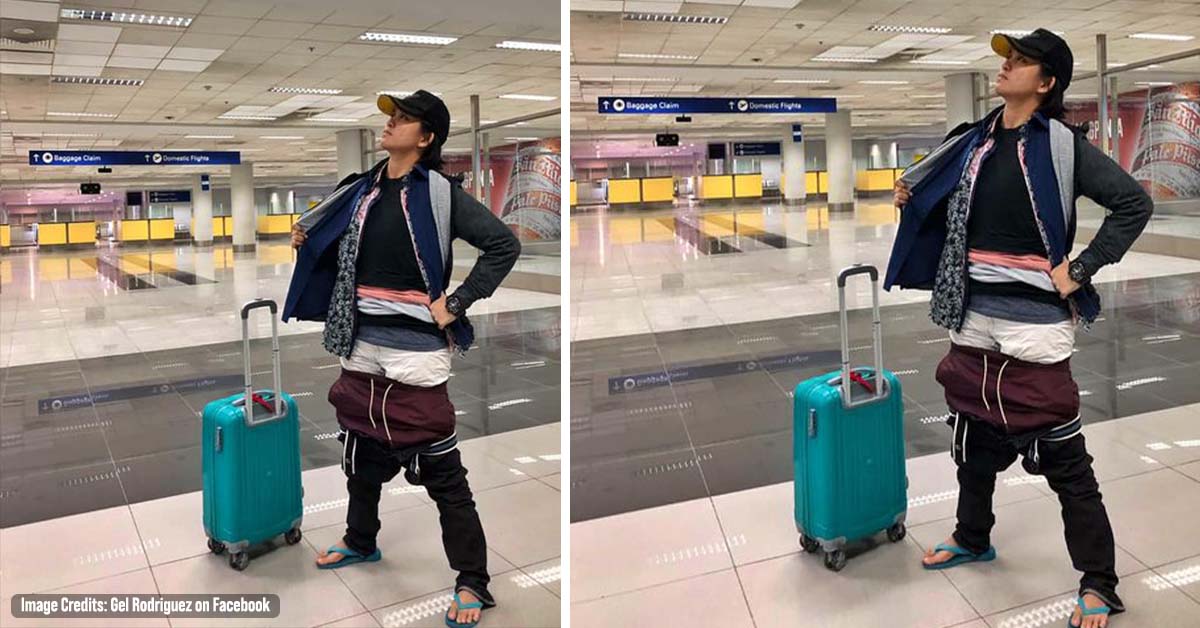 Airline Passenger Wears ALL of Her Clothes to Avoid Paying Excess Baggage Fee at the Airport