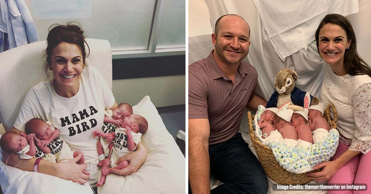 Texas Mom Gave Birth to Rare Identical Quadruplets Amid Pandemic – A ‘1 in 15 Million’ Miracle