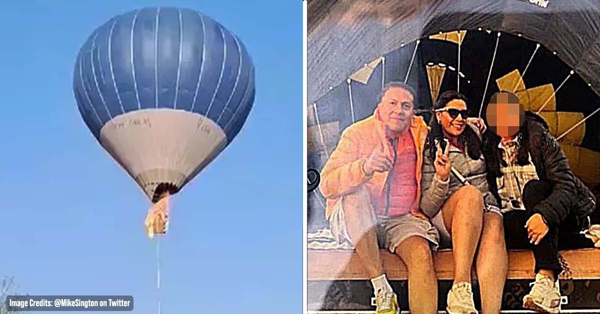 Pilot Arrested After Jumping from Burning Hot Air Balloon Basket, Leaving the Couple to Die