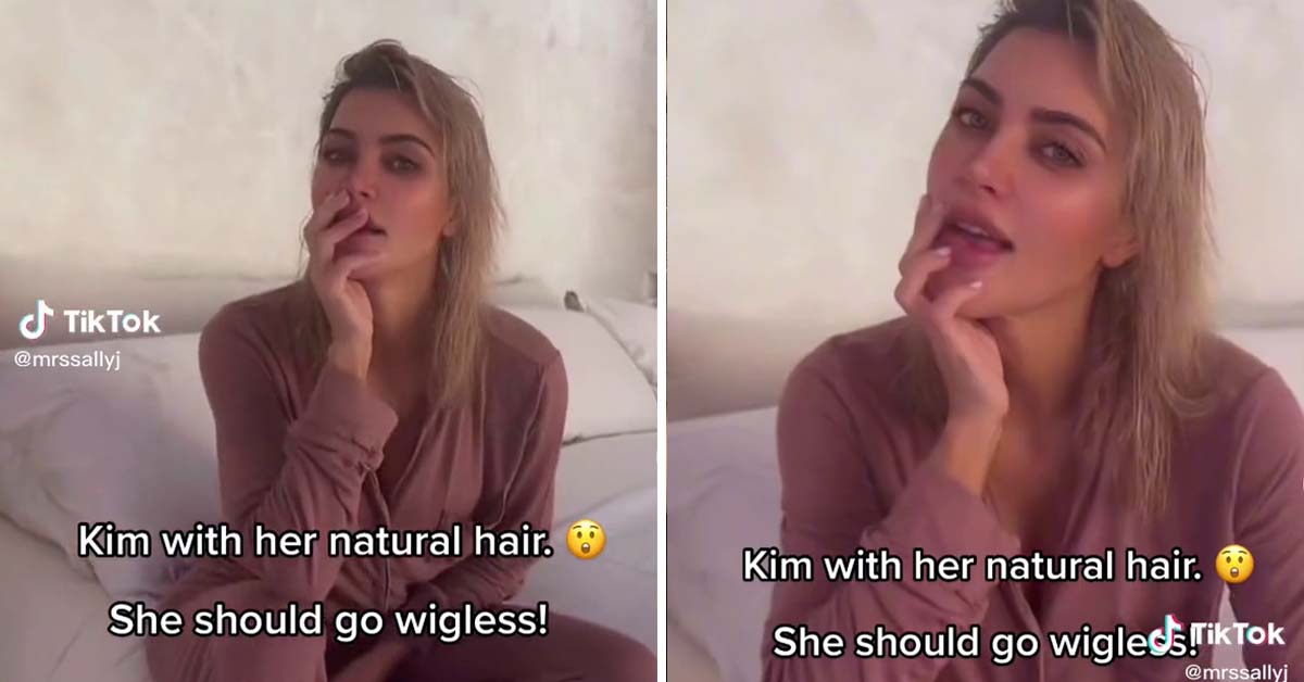 Fans Wonder if Kim Kardashian is Balding After Daughter North Posts Unedited TikTok without Extensions