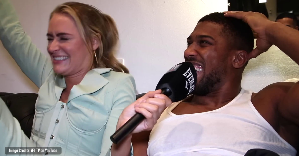Anthony Joshua Tells Laura Woods She’s his ‘Dream Date’ in a Flirty Interview
