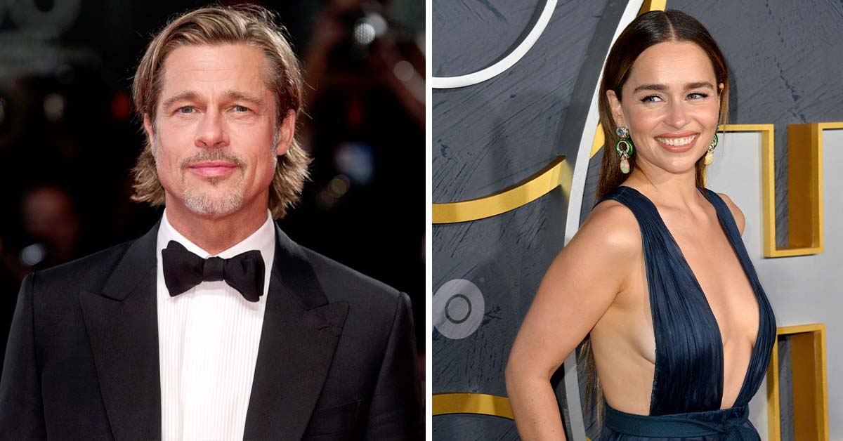 Brad Pitt Once Bid $120,000 to Spend a Night With Emilia Clarke