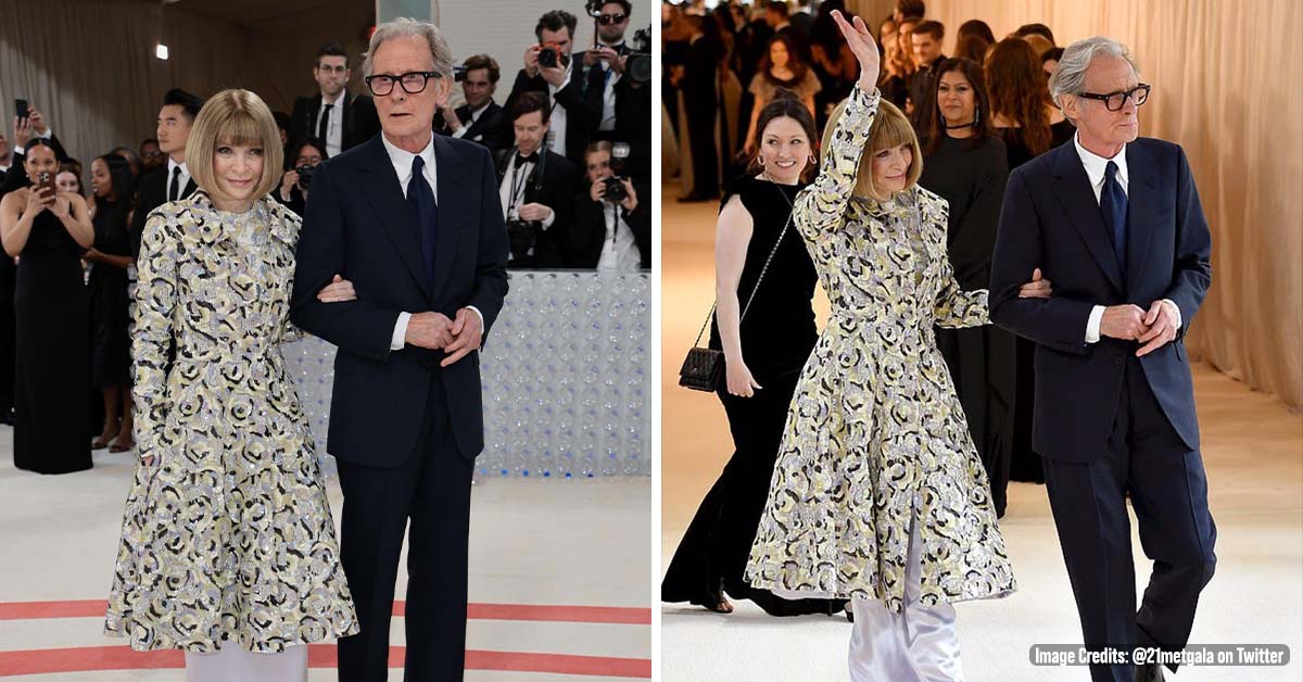 Anna Wintour and Beau Bill Nighy Arrived Arm-in-Arm at 2023 Met Gala