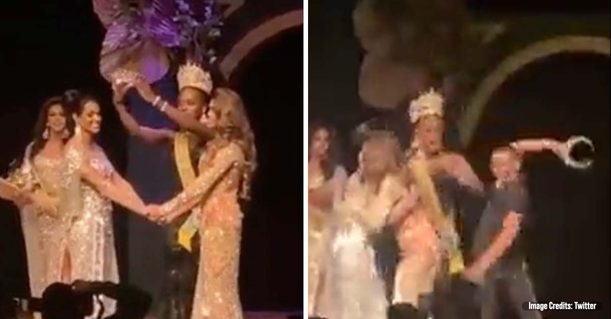 Beauty Pageant Cut Short as Enraged Man Storms Stage and Smashes Crown to Ground
