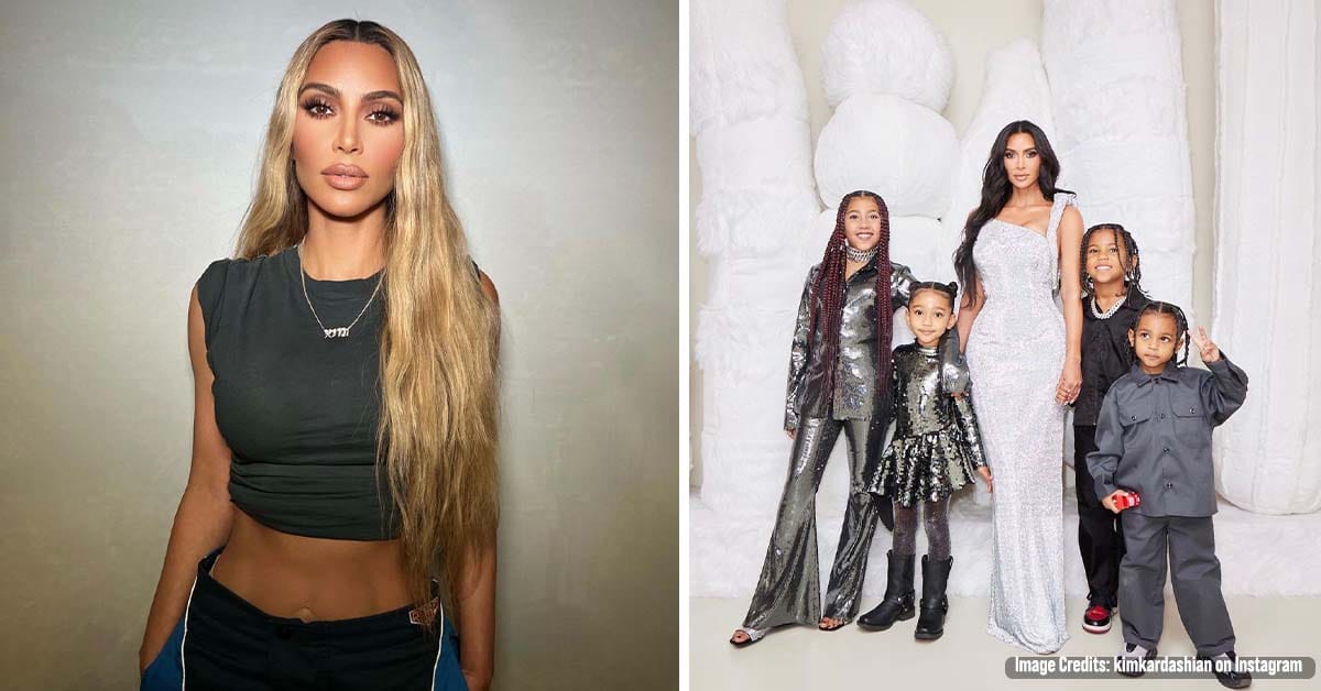 Kim Kardashian Says She ‘Cries Herself to Sleep’ Raising Four Kids Solo