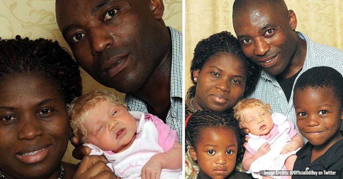 Black Couple Gives Birth to Blonde, Blue-eyed Child Who They Call a ‘Miracle Baby’