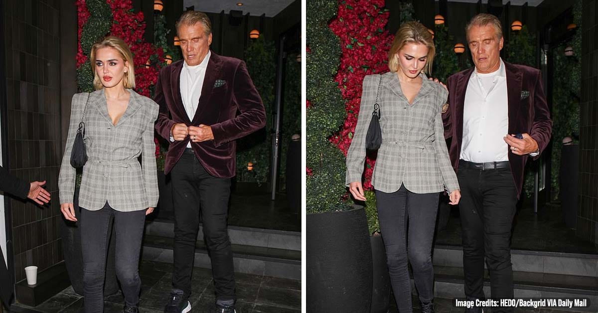 Dolph Lundgren, 65, and His Fiancée, 25, Look Smitten as They Enjoy a Dinner Date