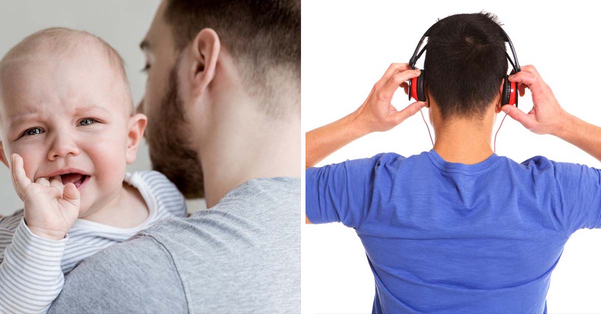 Man Asks AITA for Wearing Headphones When Baby Cries because his Wife Hates it