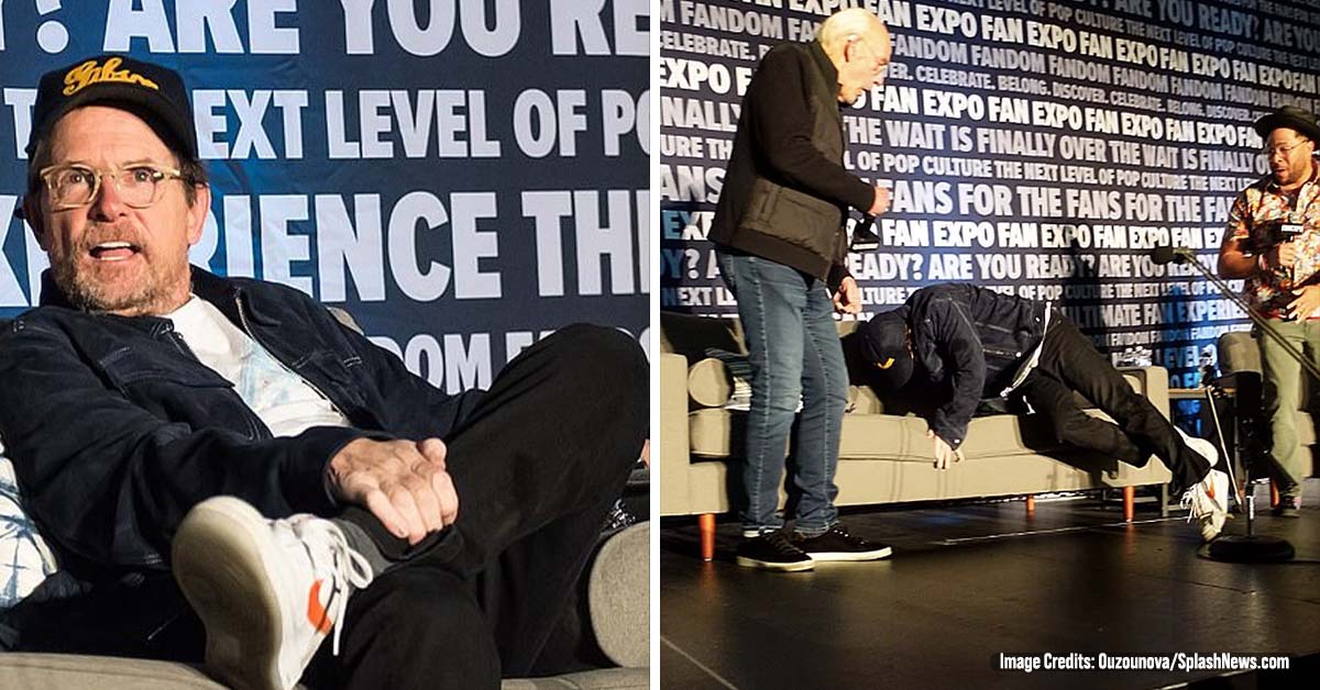 Michael J. Fox Takes a Tumble on Stage during a Back to the Future Panel Amid Parkinson’s Battle