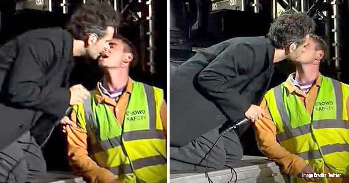 Matty Healy Spotted Kissing a Male Security Guard at his Concert Amid Taylor Swift Romance