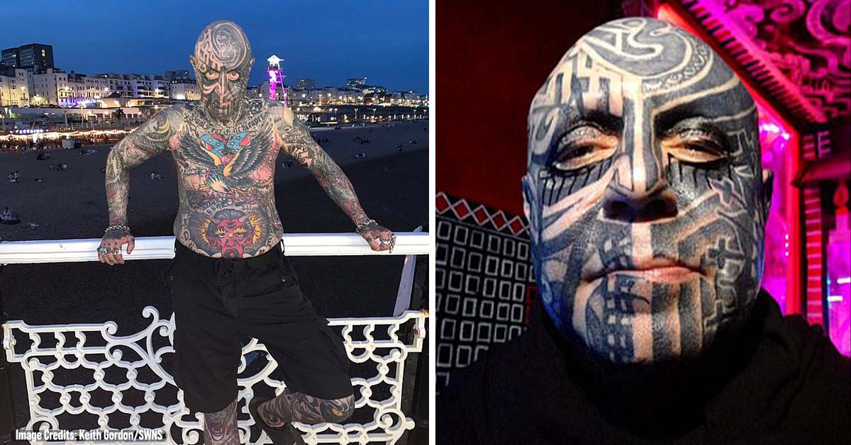 One of the UK’s Most Tattooed Men with Just 3% of his Skin Left without Ink, Makes Shocking Vow