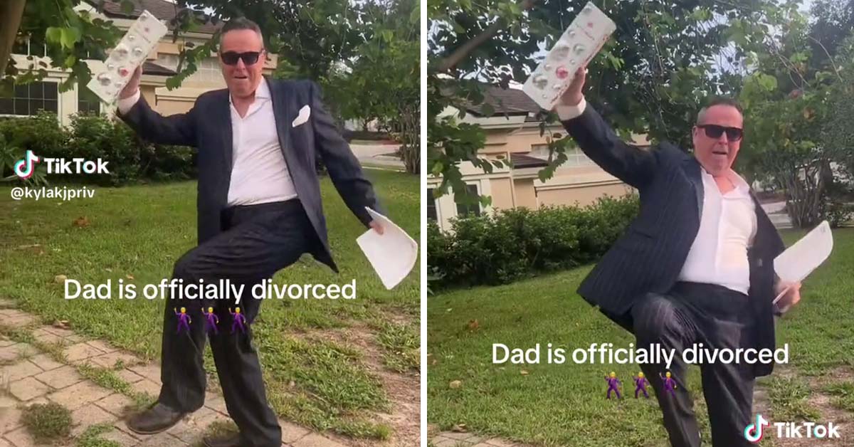 Dad Has Incredible Reaction After Divorce is Finalized