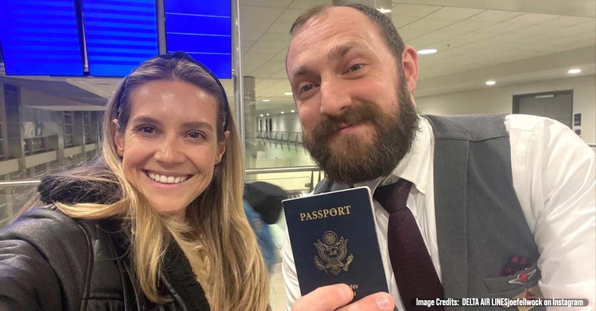 Flight Attendant Saves Couple’s Honeymoon After Wife Leaves Passport at Home