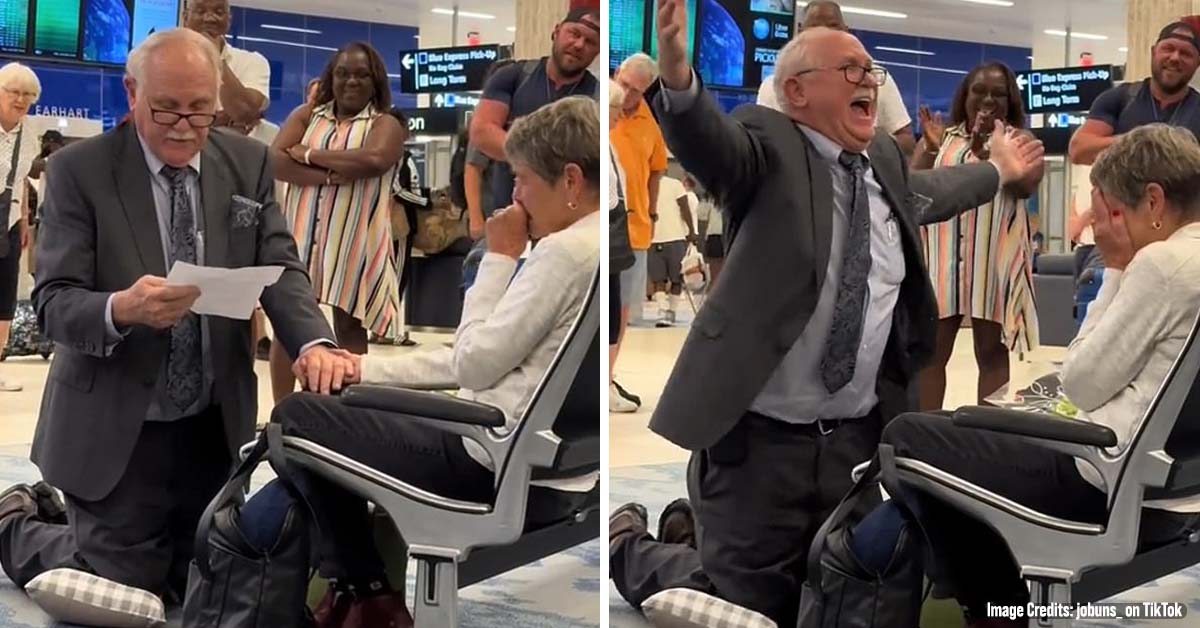Man Proposes After Rekindling Romance With High School Sweetheart 60 YEARS Later