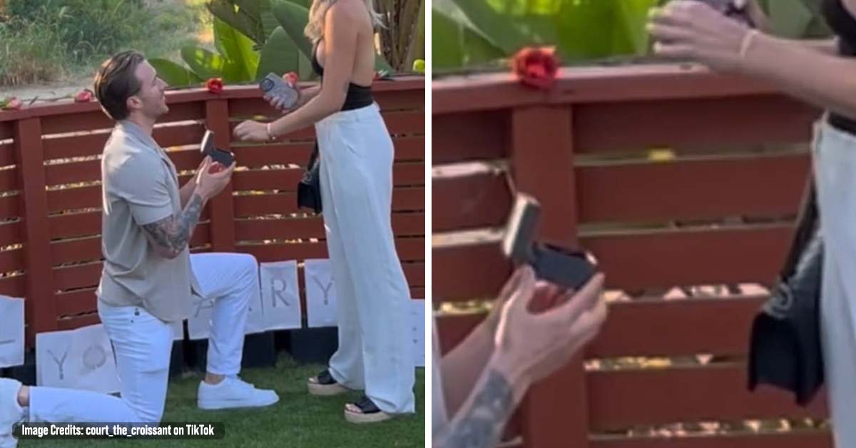 Bride-to-Be Criticized as a ‘Red Flag’ for Swiftly Grabbing Engagement Ring Mid-Proposal