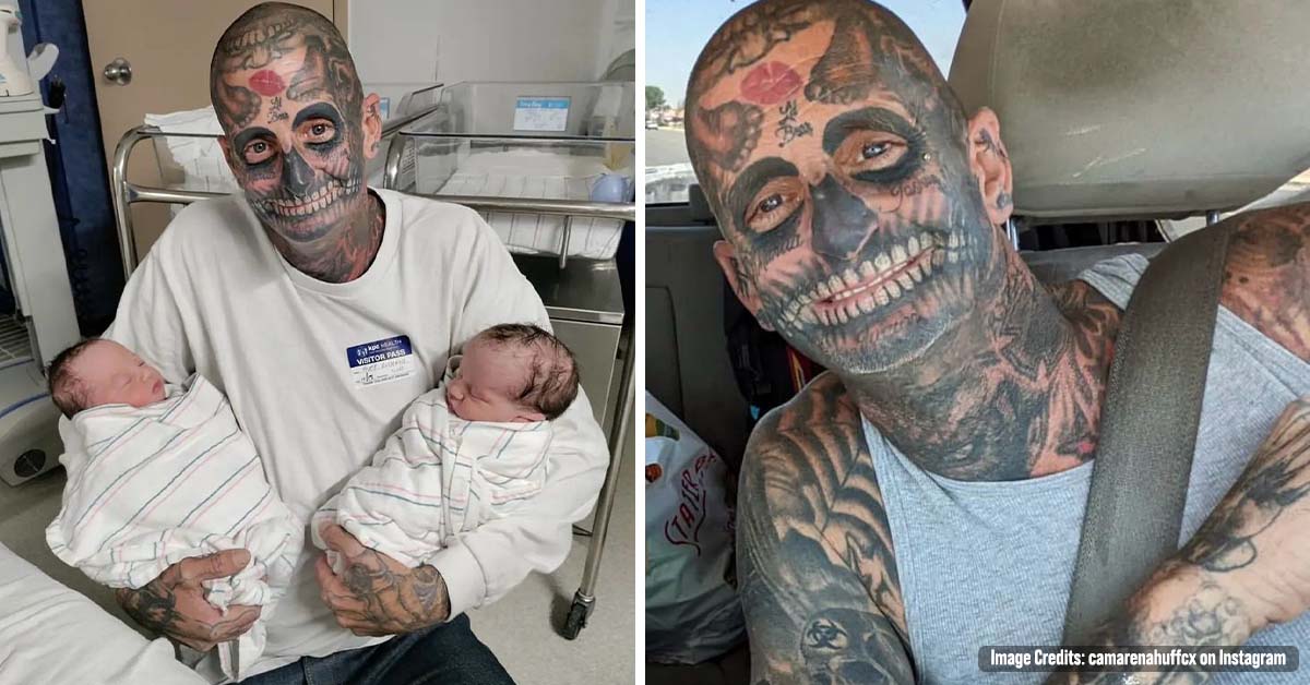 Heavily Tattooed Dad Faces Backlash, Branded a ‘Horrible Father’