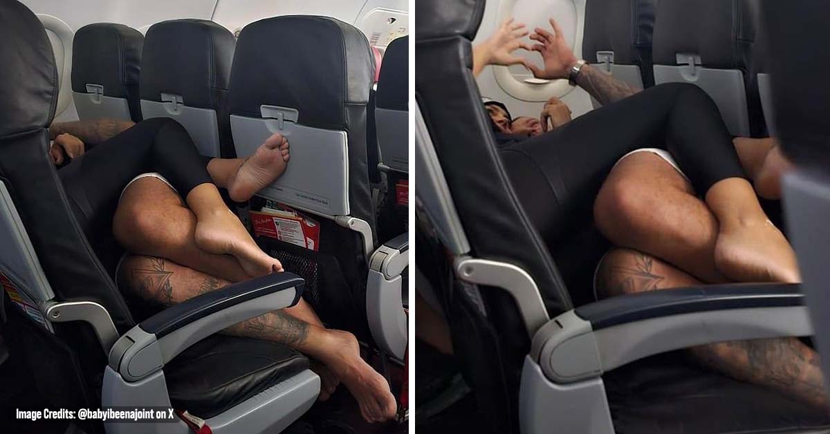Airline Passenger Surprised by Couple’s Intimate Behavior During Flight