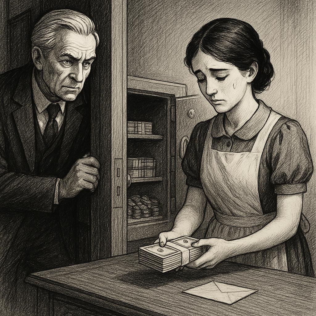 Millionaire Secretly Tests His Maid’s Loyalty, What She Does With the Money Will Break You