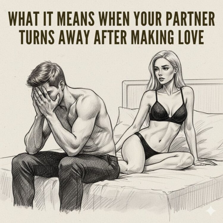 What It Means When Your Partner Turns Away After Being Intimate