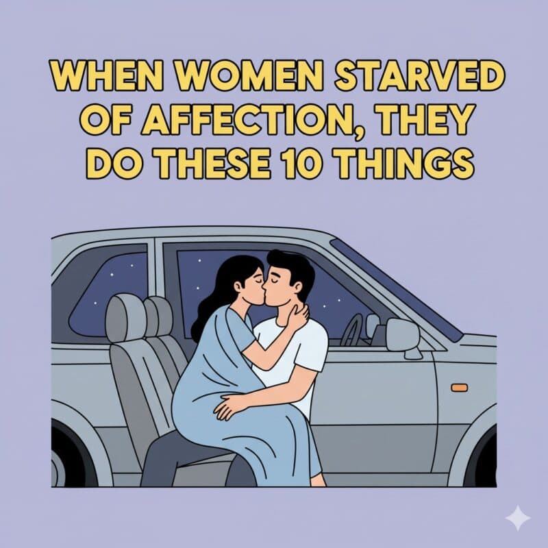 When women starved of affection, they do these 10 things