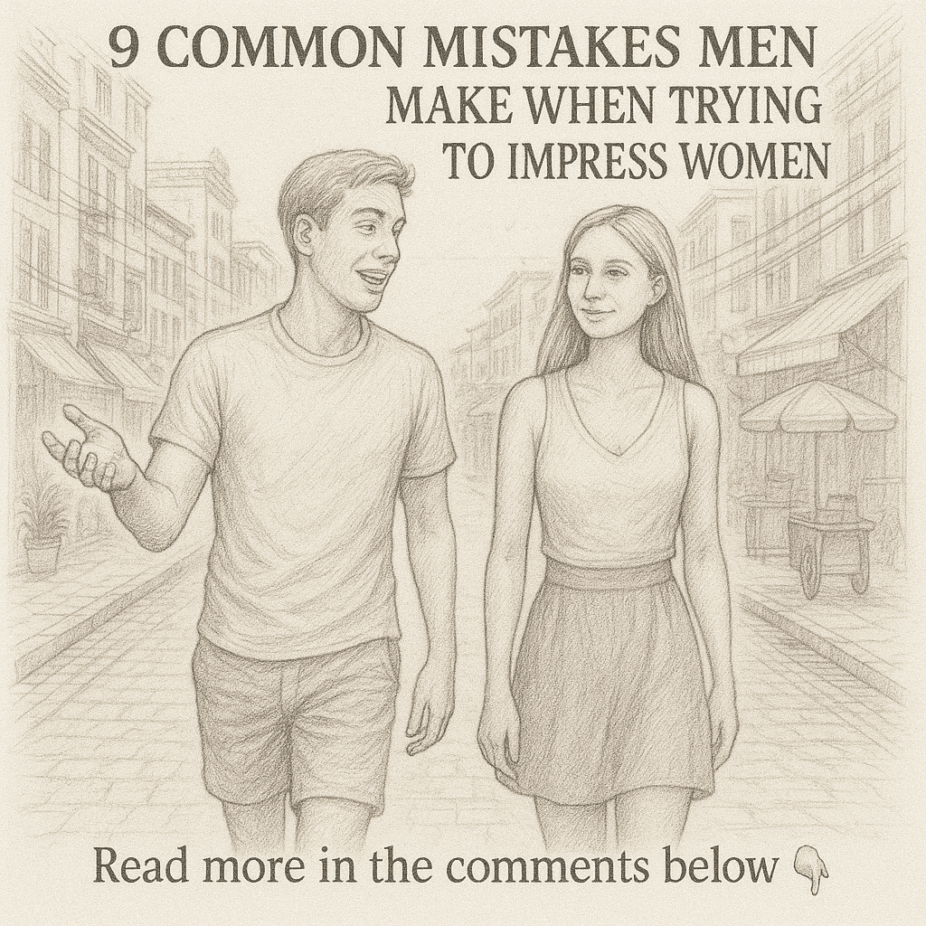 9 Common Mistakes Men Make When Trying To Impress Women