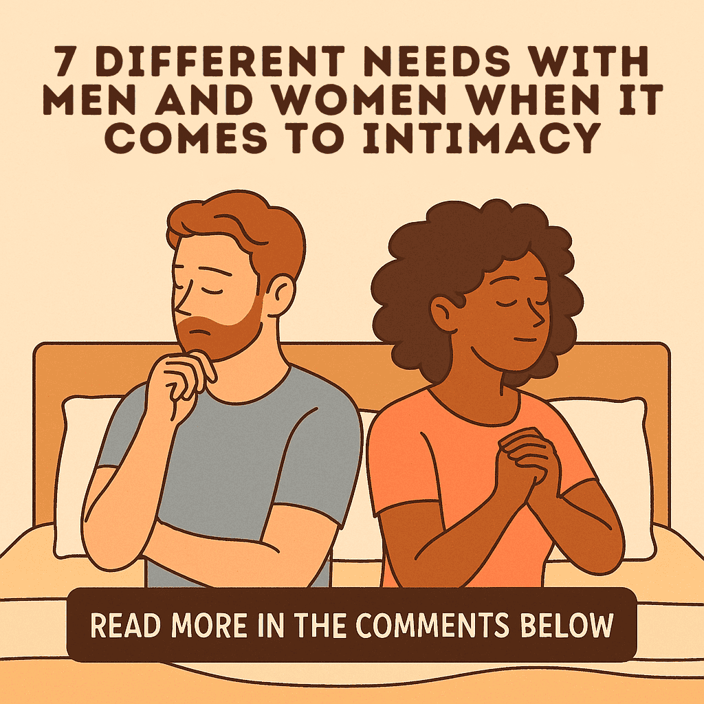 7 Different Needs For Men and Women When it Comes to Intimacy