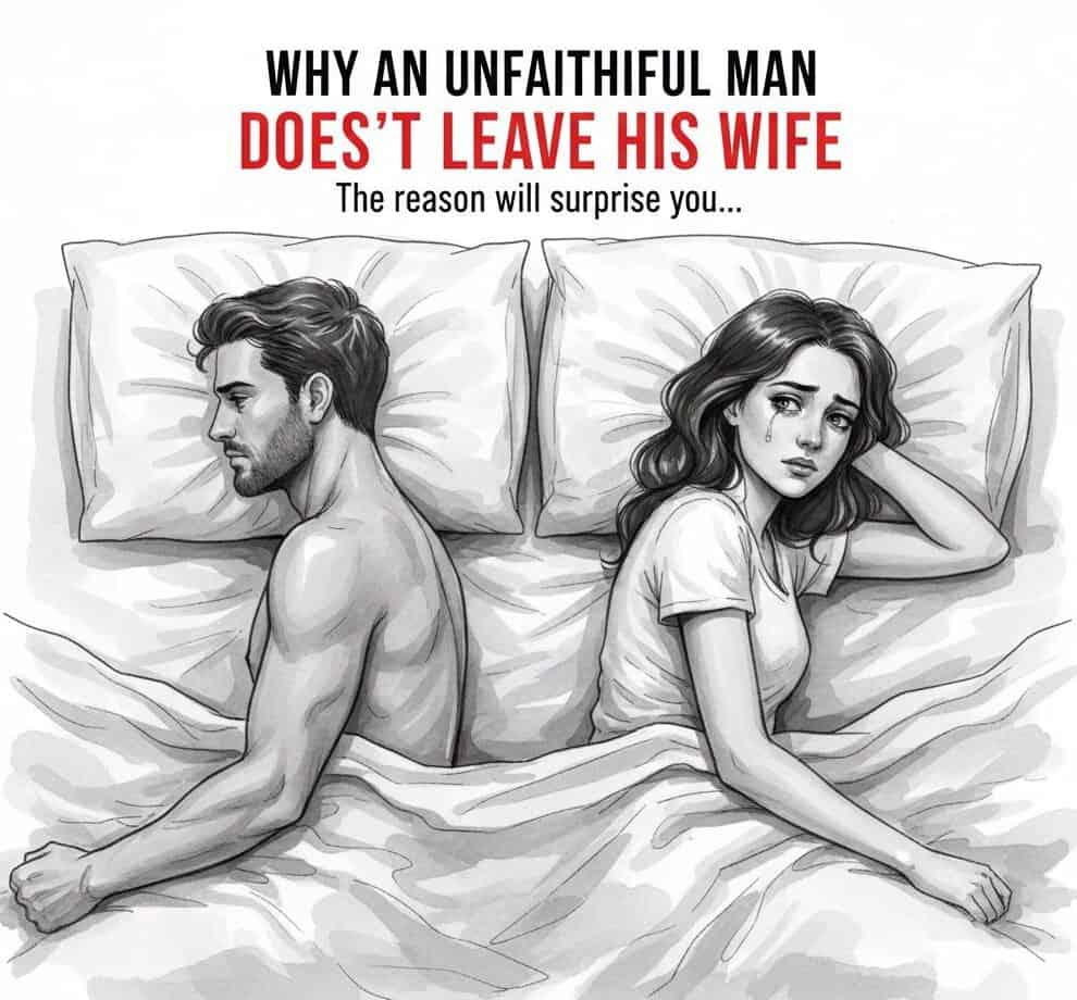 Why An Unfaithful Man Doesn’t Leave His Wife