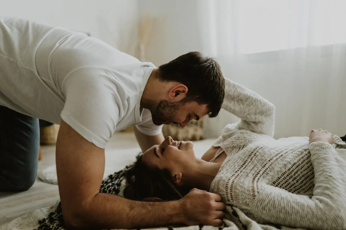 Young couple exploring their love language types for deeper emotional connections.